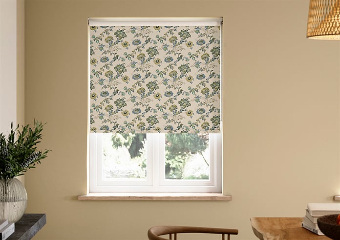 Land & Shore Orchard (Blackout), Green - Twist&Fit Roller Blind - Image 3